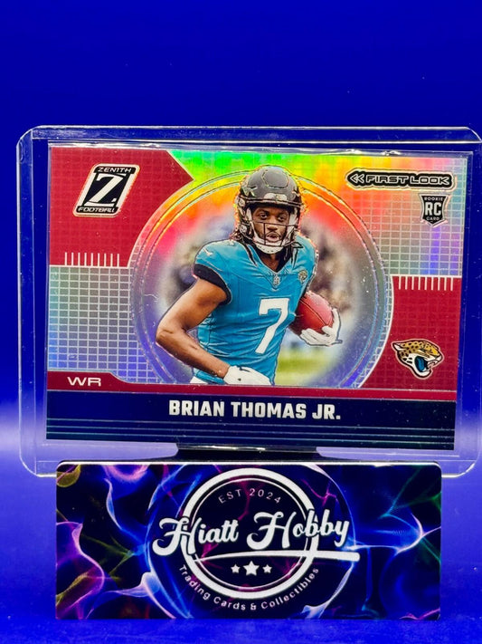 2024 Panini Zenith - Brian Thomas Jr #15 - First Look - Silver Prizm (RC)