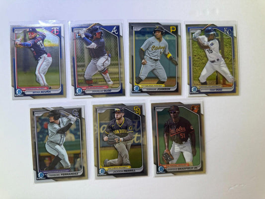 2024 Bowman Chrome - LOT of 7
