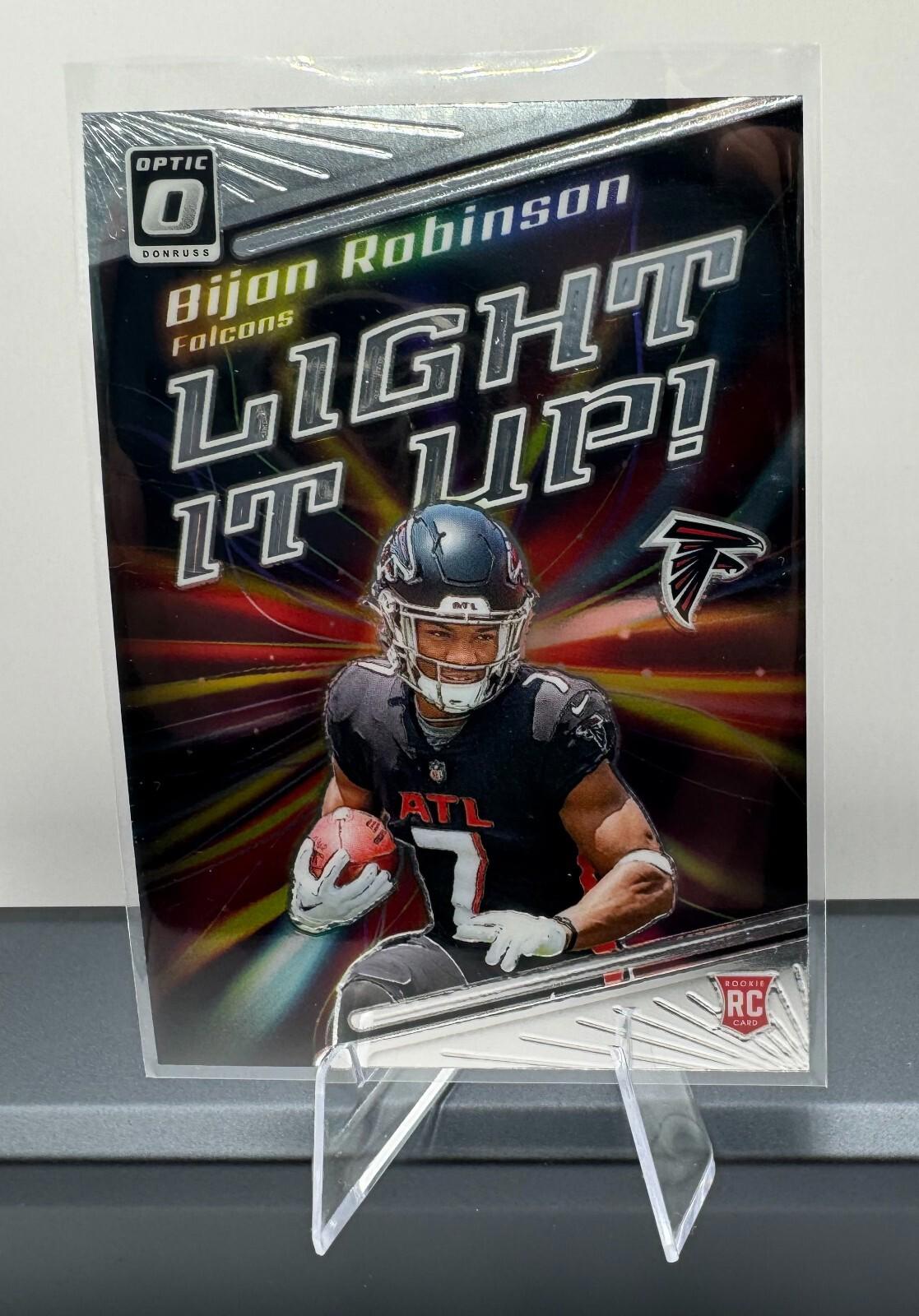 2023 Panini Donruss Optic Light it Up Bijan Robinson #LU-BR