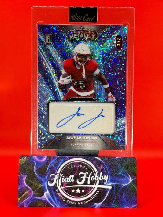 2023 Wild Card Metallix - Jawhar Jordan #WML-JJA - Speckled Foil Auto /12