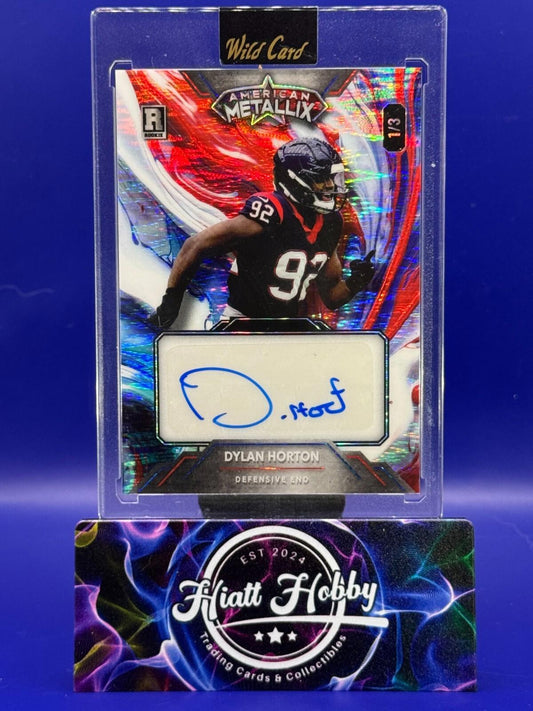 2023 Wild Card Metallix - Dylan Horton #WMP-DHA - WildLiquid Auto - Hyper /3