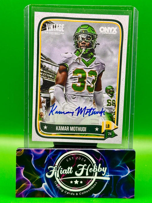 2024 Onyx Vintage Football - Kemar Mothudi #VAKEMO - Auto (AU,RC)