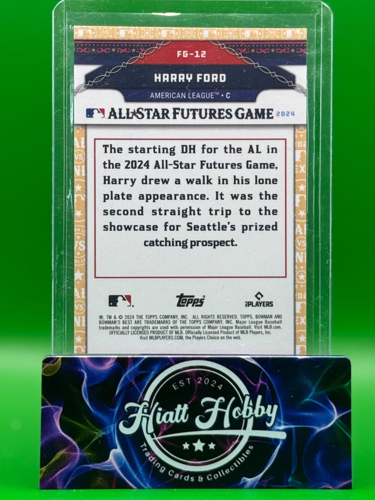 2024 Bowman's Best - Harry Ford #FG-12 - Futures Game