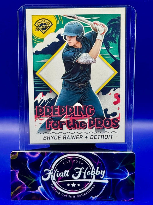 2024 Panini Prospect Edition - Prepping for the Pros Bryce Rainer #1 (RC)