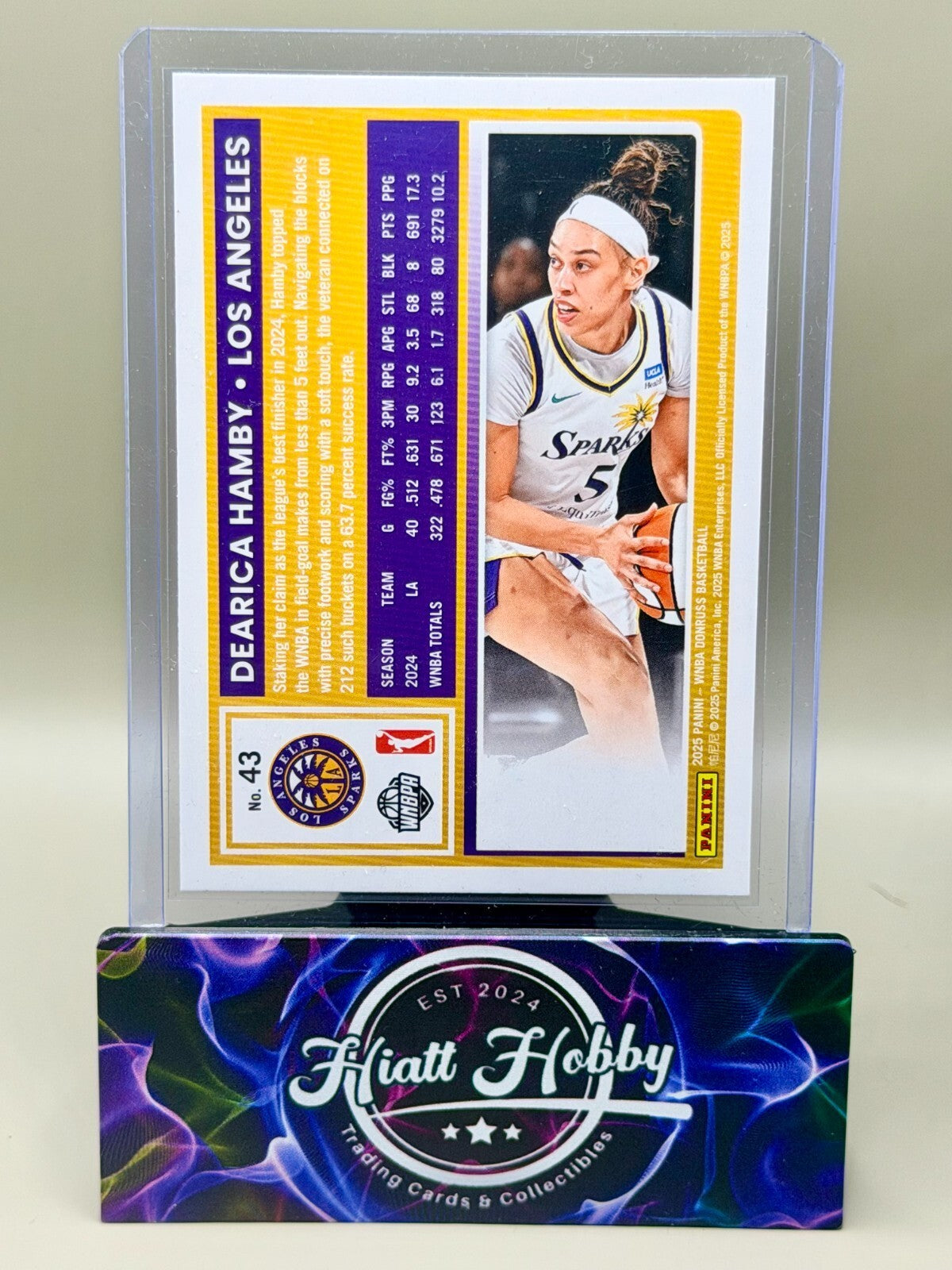 2025 Panini Donruss WNBA - #43 Dearica Hamby - Holo