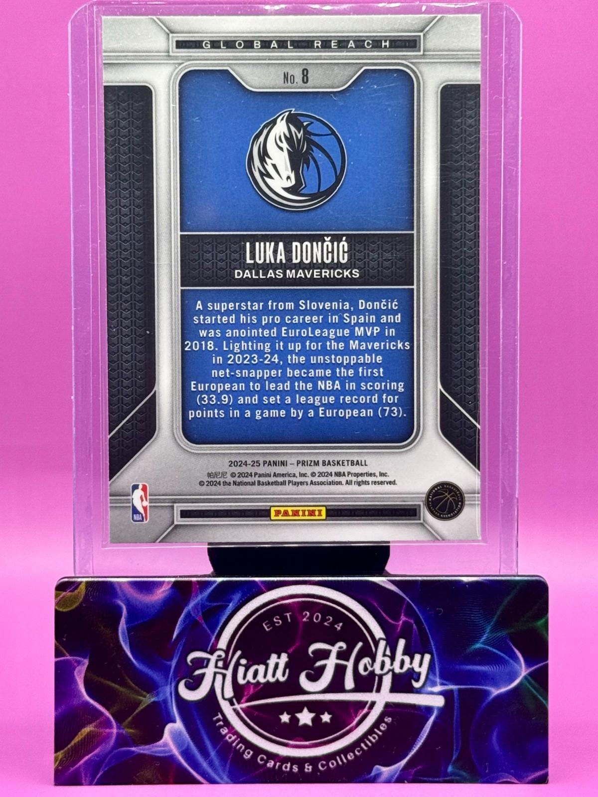 2024-25 Panini Prizm - Global Reach Luka Dončić #8
