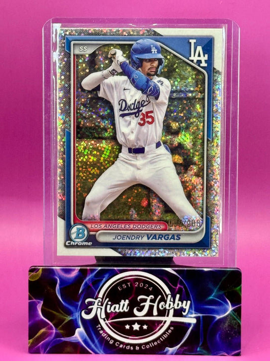 2024 Bowman Draft - Joendry Vargas #BDC-177 - Sparkles Refractor /200 (RC)