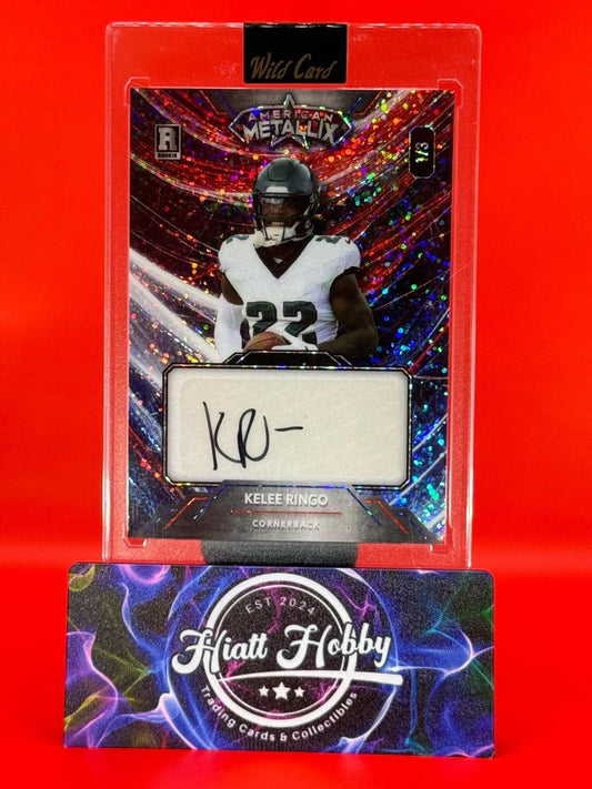 2023 Wild Card Metallix Kelee Ringo #WML-KRA - Speckled Foil Auto /3