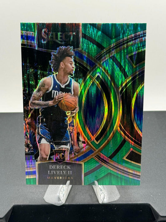2023-24 Panini Select - Premier Level #111 Dereck Lively (RC) -Shock Green Prizm
