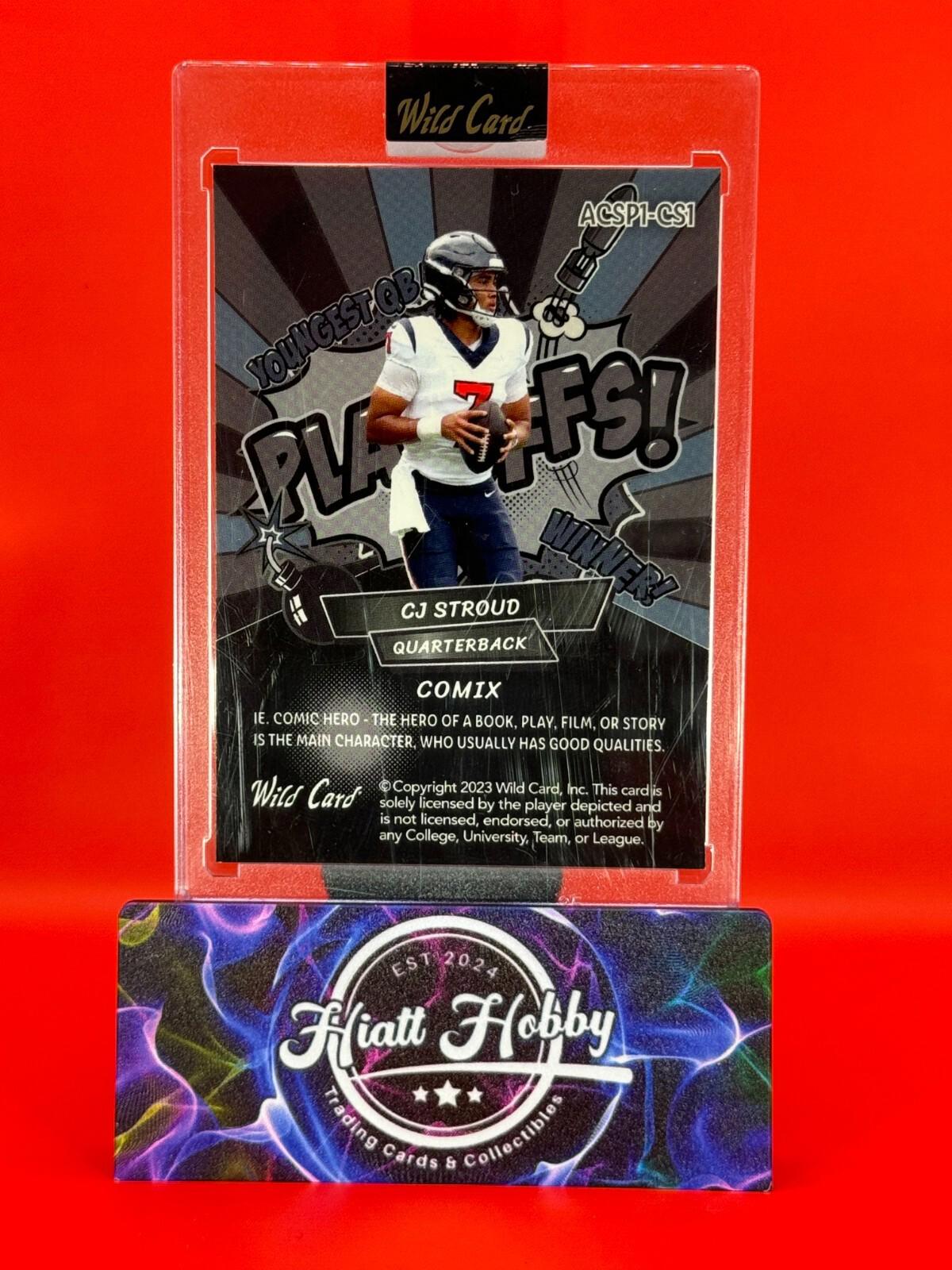 2023 Wild Card Alumination - CJ Stroud #ACSP1-CS1 - Playoffs Cracked Ice /15
