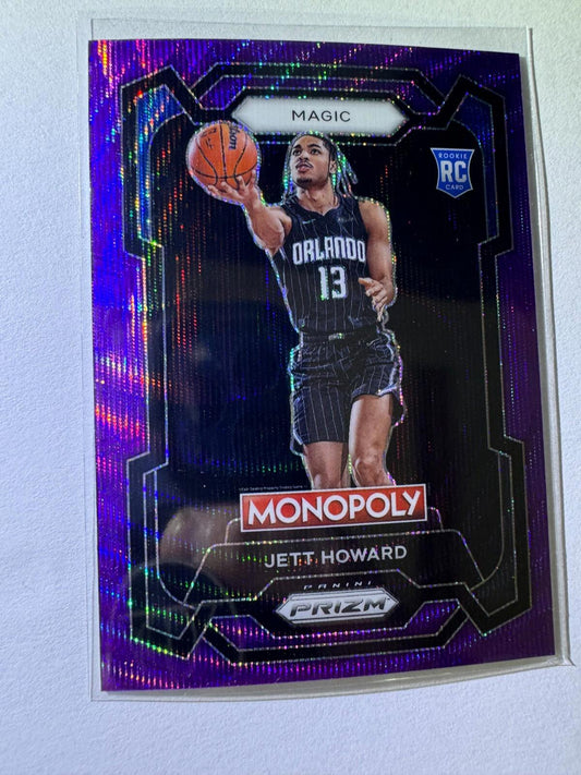 2024 Panini Prizm Monopoly Purple Wave Prizm Jett Howard #65