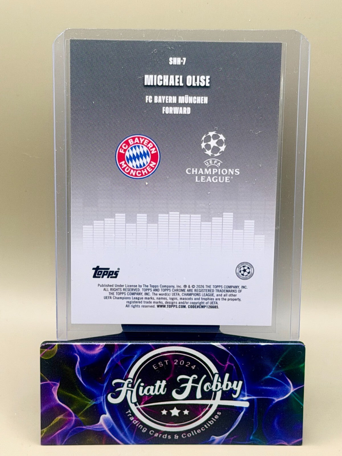 2025-26 Topps Chrome UEFA Soccer - #SHH-7 Michael Olise - Silenced