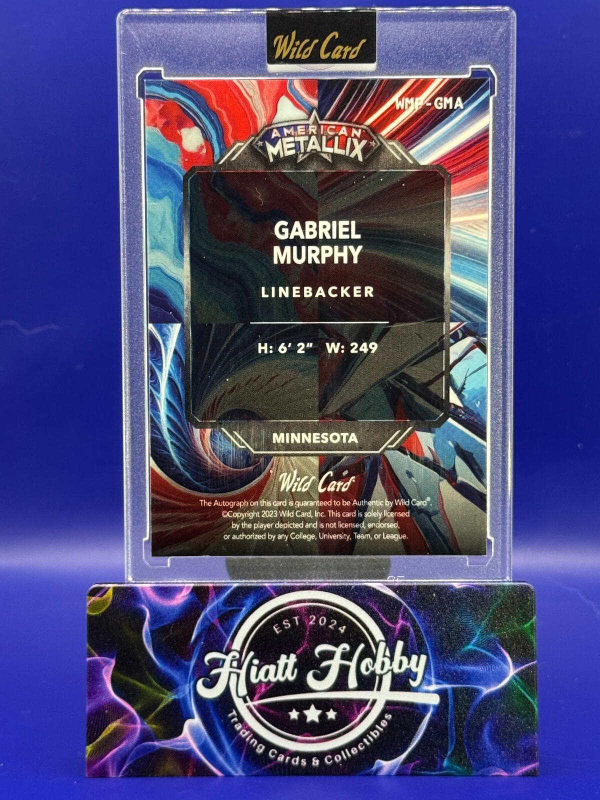 2023 Wild Card Metallix - Gabriel Murphy #WMP-GMA - Wild Liquid Auto - Hyper /4