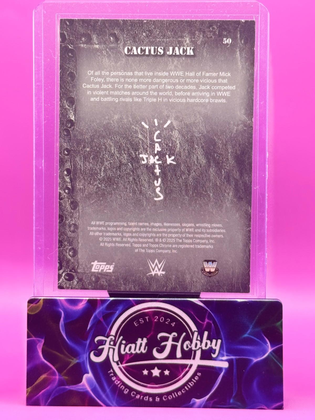 2025 Topps Chrome Cactus Jack WWE - Cactus Jack #50