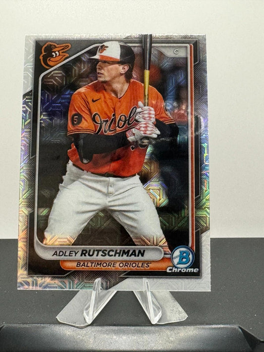 2024 Bowman Chrome - #77 Adley Rutschman - Mojo Refractor