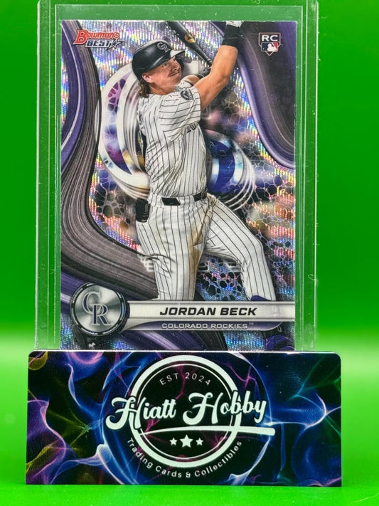 2024 Bowman's Best - Jordan Beck #26 - Wave Refractor