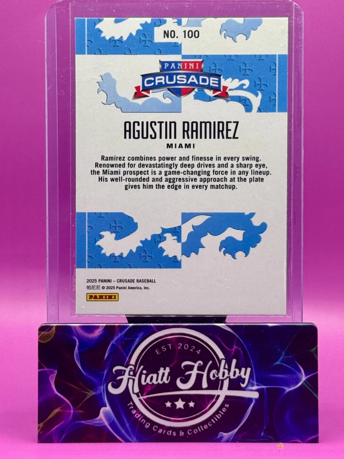 2025 Panini Crusade - Agustin Ramirez #100 (RC)