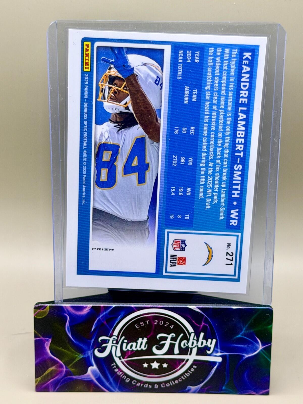 2025 Panini Donruss Optic - #271 KeAndre Lambert-Smith - Green Hyper (RC)