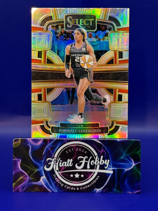 2024 Panini Select WNBA - Concourse #18 DiJonai Carrington - Silver Holo