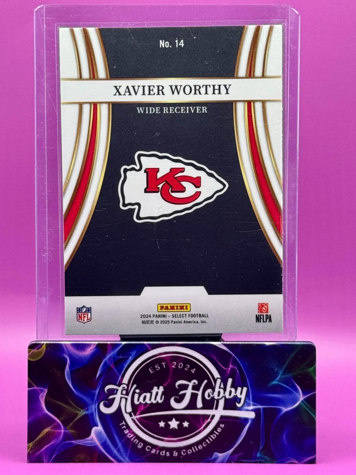 2024 Panini Select Football - Xavier Worthy #14 - Turbocharged (RC)