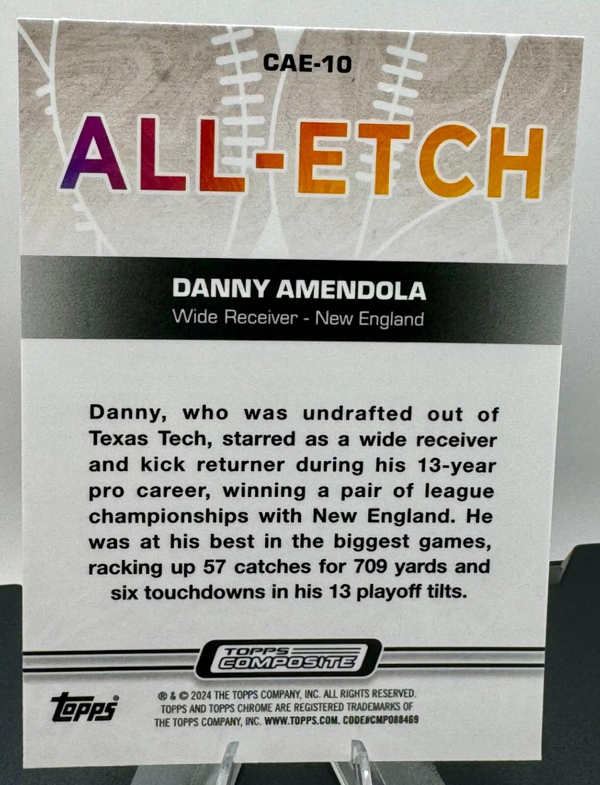 2023 Topps Composite - Topps Chrome All-Etch Refractor - Danny Amendola #CAE-10