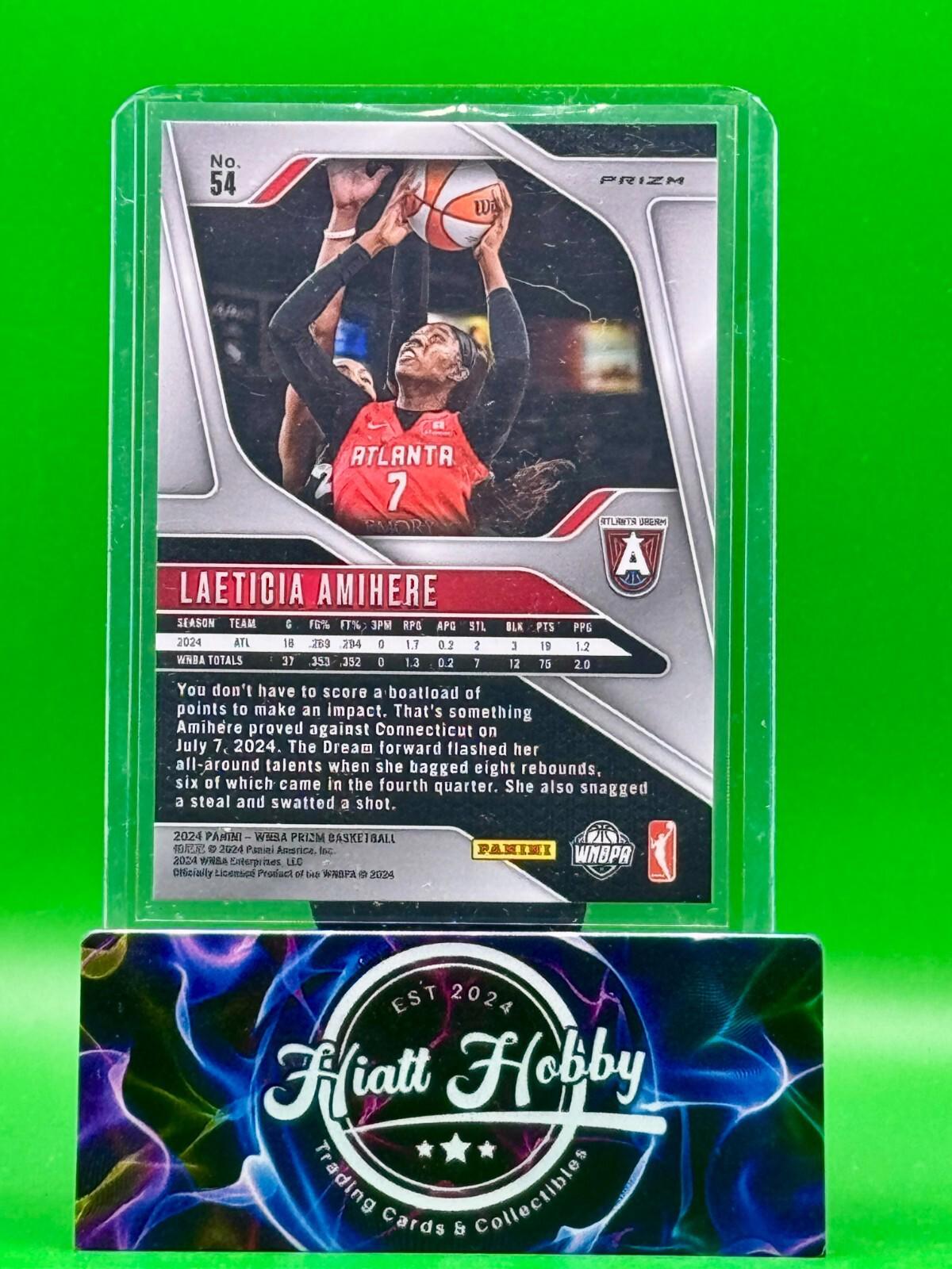 2024 Panini Prizm WNBA - Laeticia Amihere #54 Silver Prizm