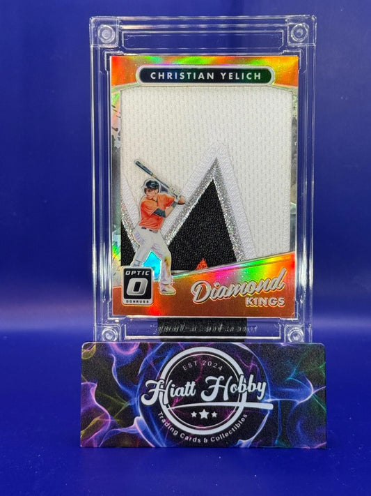 2024 Jersey Fusion Baseball - Christian Yelich Profusion /10 - Game Worn Jersey