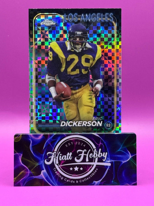 2024 Topps Chrome Football - Eric Dickerson #104 - X-Fractor