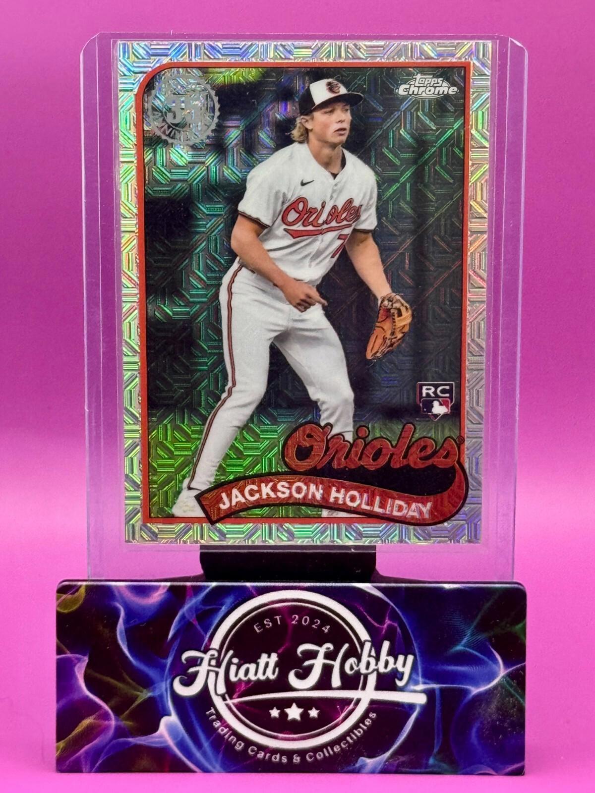 2024 Topps ChromenUpdate Series - 1989 Topps Jackson Holliday #T89CU62 Mojo (RC)