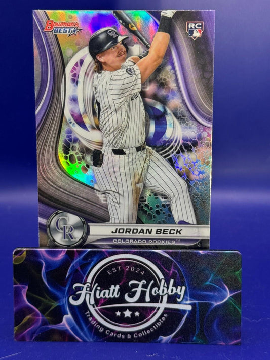 2024 Bowman's Best Baseball - Jordan Beck #26 - Refractor