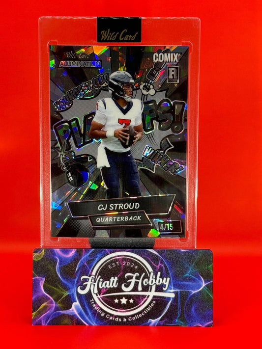 2023 Wild Card Alumination - CJ Stroud #ACSP1-CS1 - Playoffs Cracked Ice /15