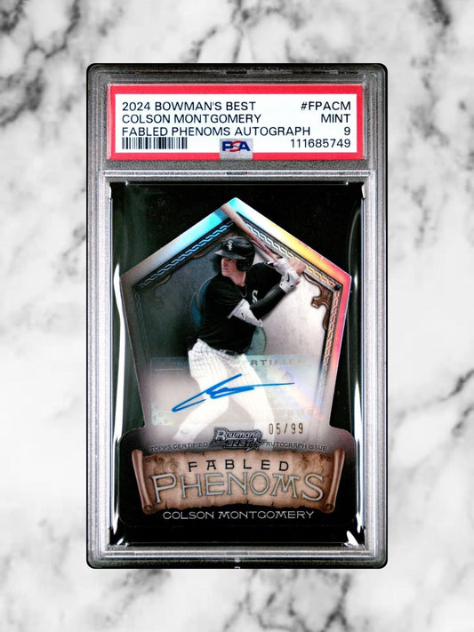 2024 Bowman's Best - Colson Montgomery - Fabled Phenoms Auto /99 (RC, AU) PSA 9