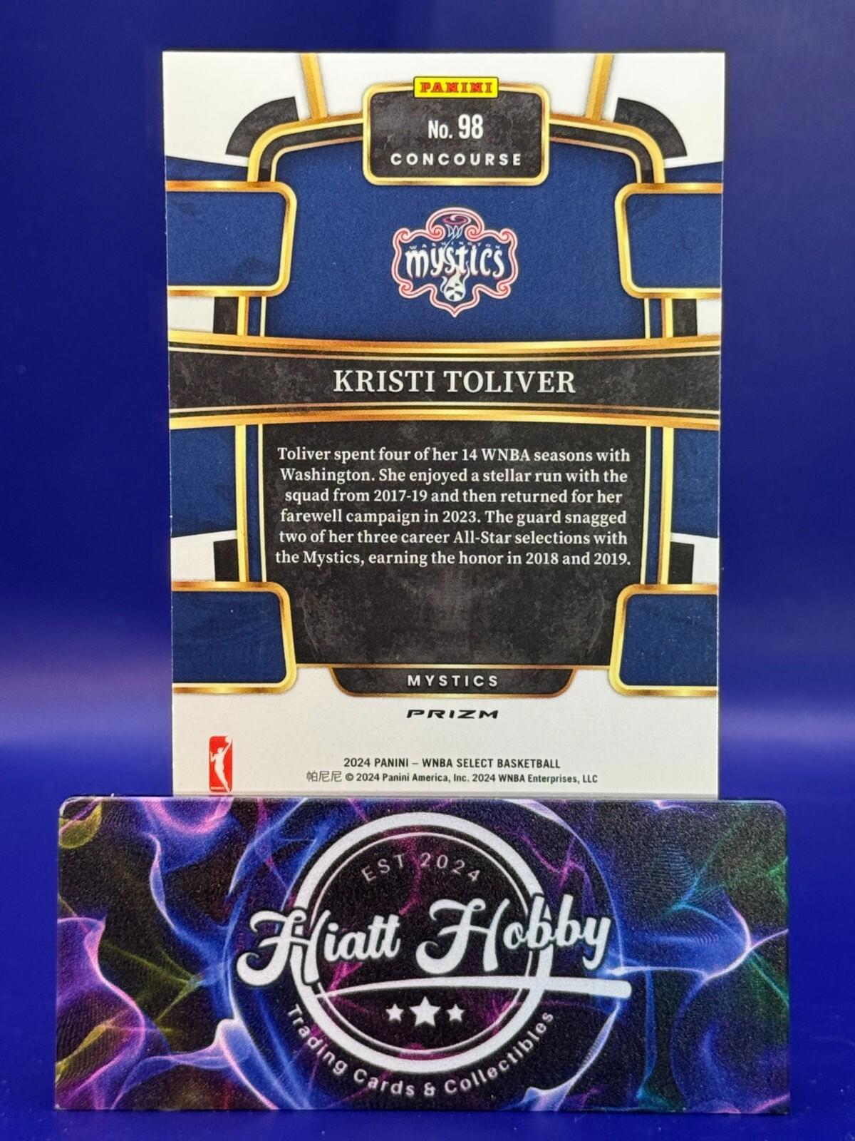 2024 Panini Select WNBA - Concourse #98 - Kristi Toliver - Flash Prizm