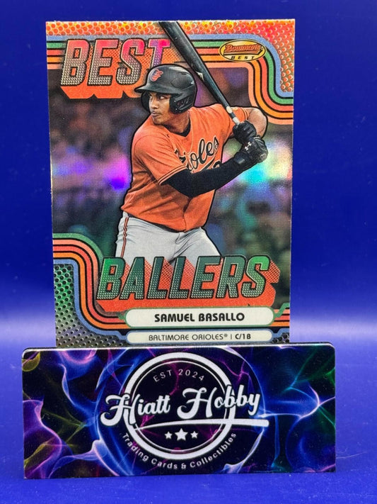 2024 Bowman's Best - Samuel Basallo #BB-18 - Best Ballers
