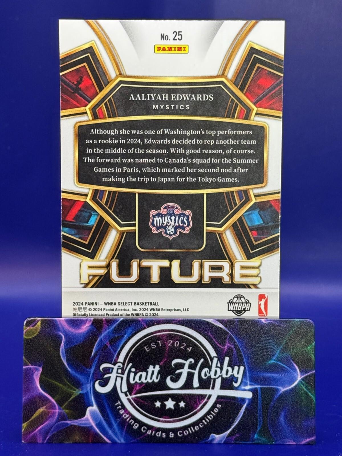 2024 Panini Select WNBA - Select Future #25 Aaliyah Edwards (RC)