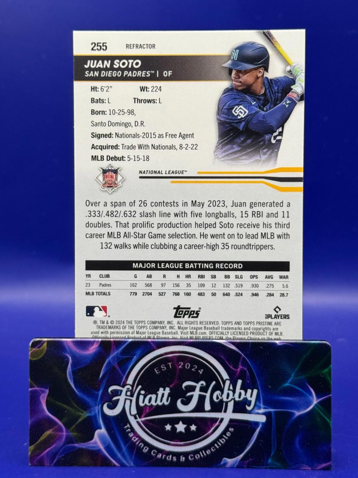 2024 Topps Pristine - All-Star Game #255 Juan Soto - Refractor