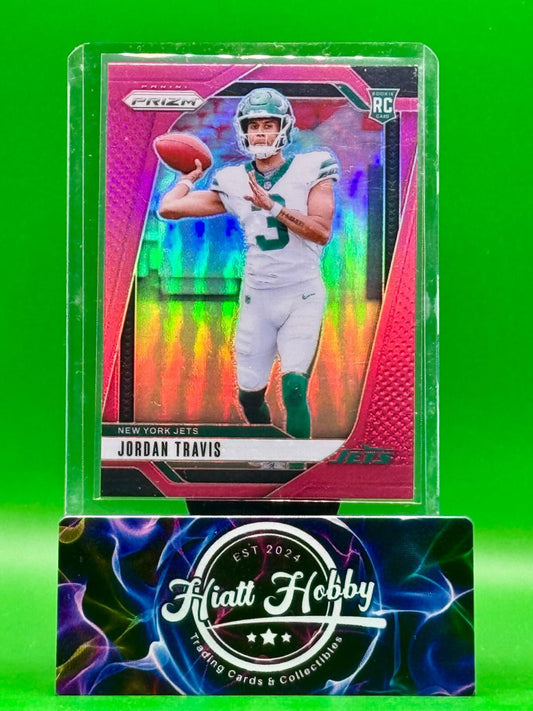 2024 Panini Prizm - Rookies Jordan Travis #359 Pink Prizm (RC)