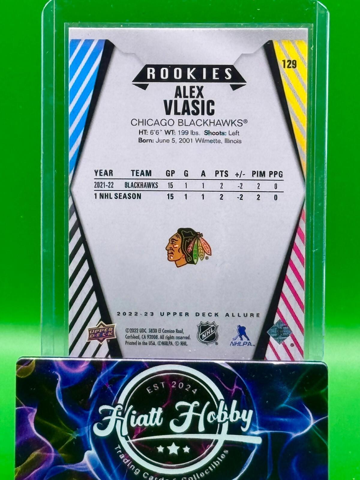2022-23 Upper Deck Allure - Alex Vlasic #129