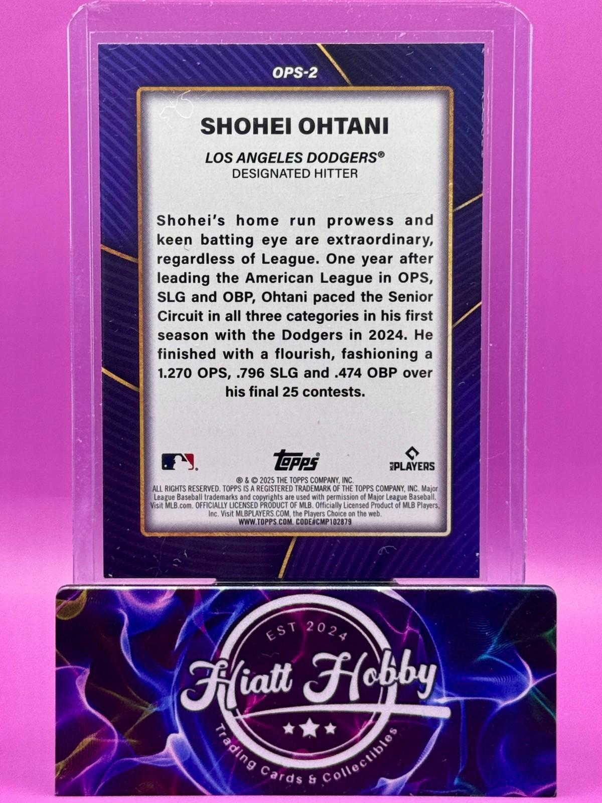 2025 Topps Series 2 - Ops Best Shohei Ohtani #OPS-2