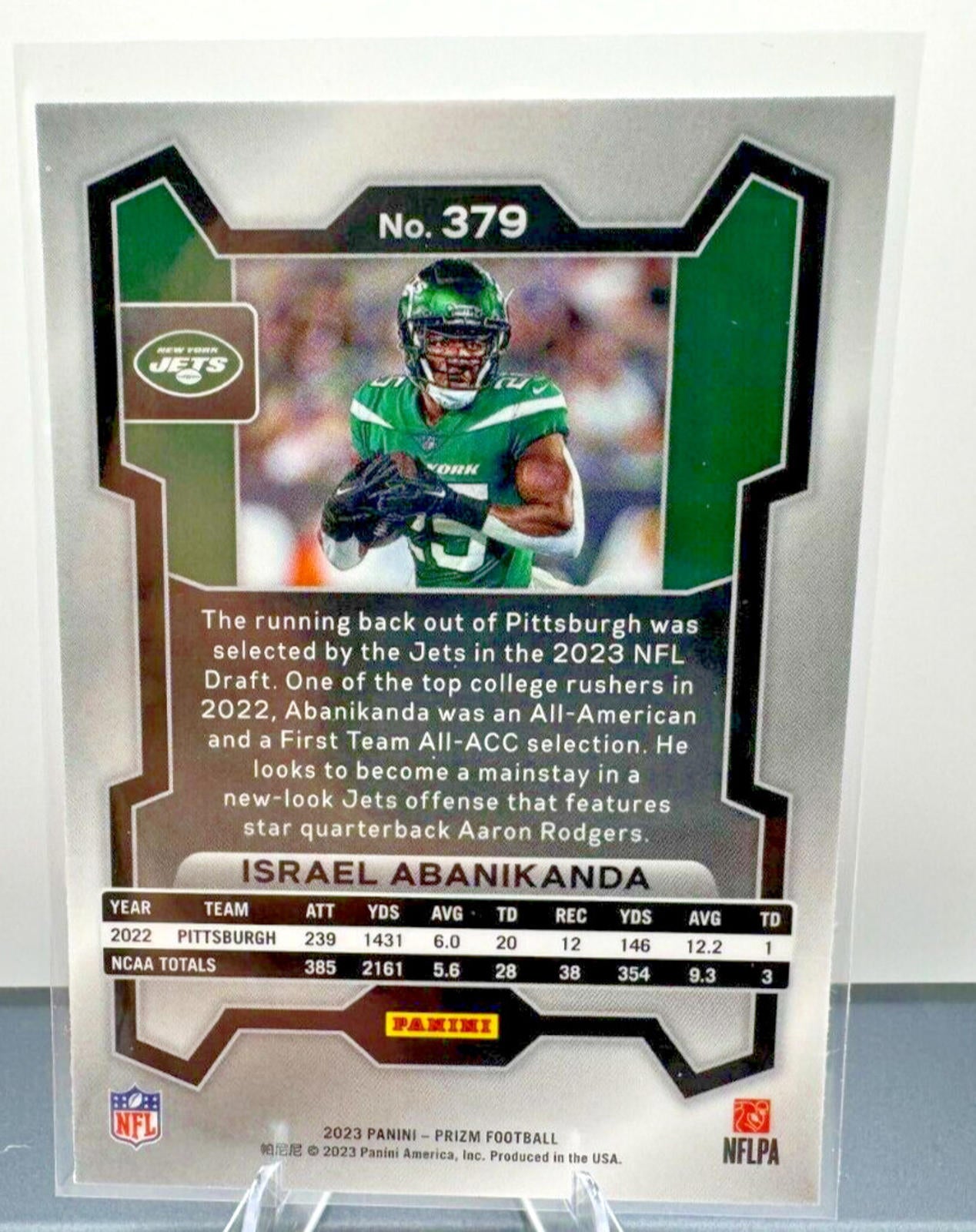 2023 Panini Prizm Football Rookies and Green Prizm - LOT of 3