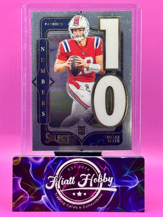2024 Panini Select Football - Drake Maye #20 - Numbers (RC)