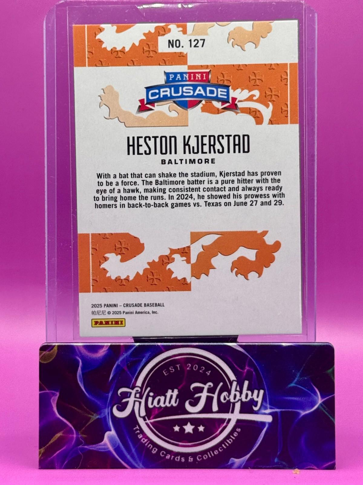 2025 Panini Crusade - Heston Kjerstad #127 - Silver