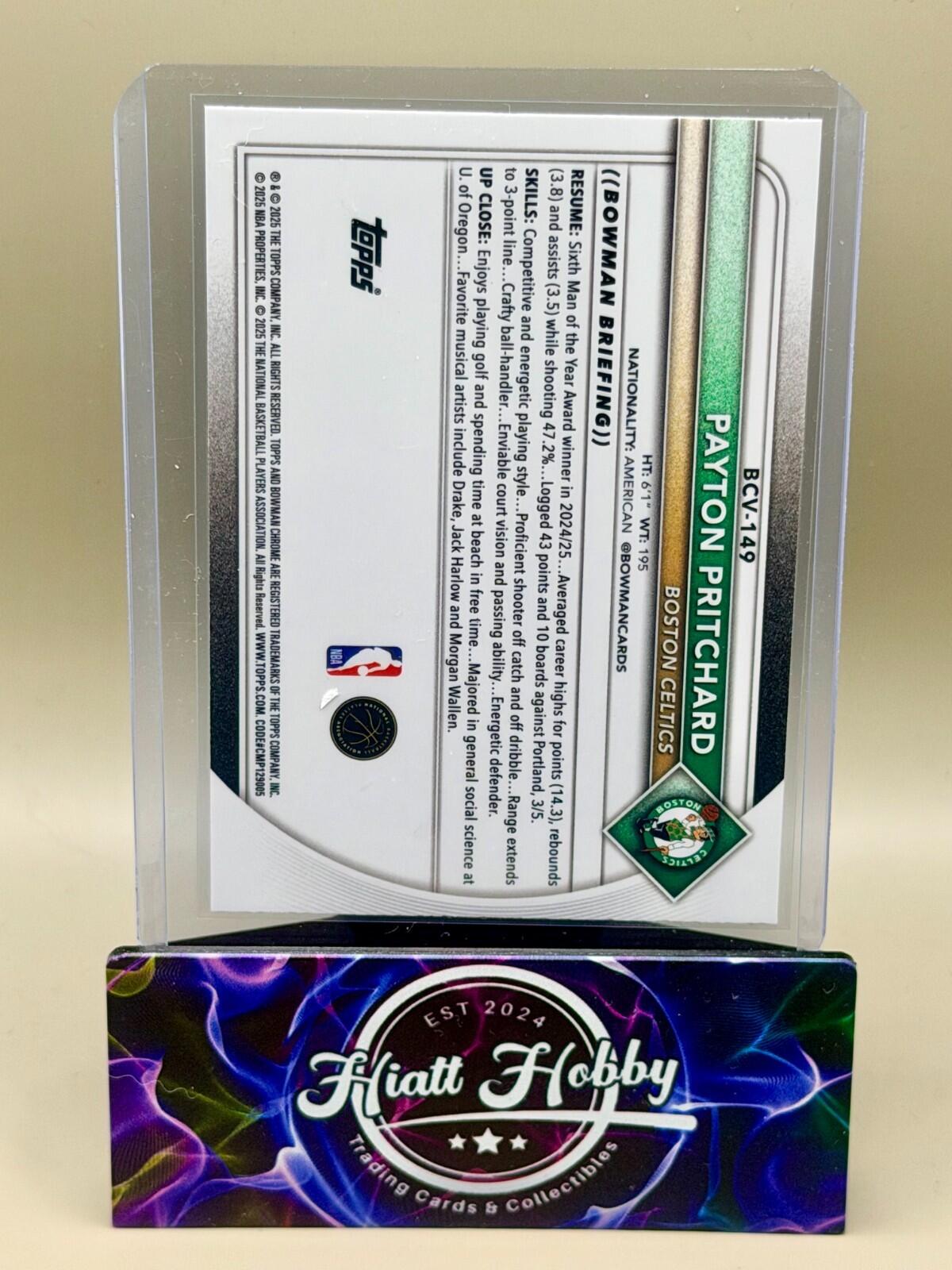 2025-26 Bowman Chrome Basketball - #BCV-149 Payton Prichard - Reptilian