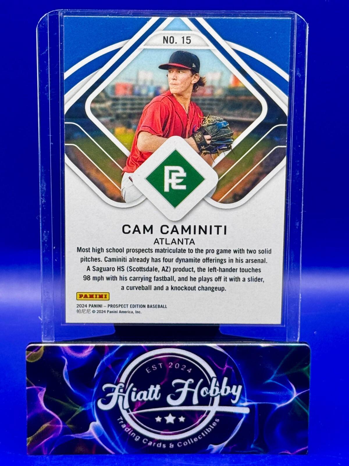2024 Panini Prospect Edition - Cam Caminiti #15 - Aces