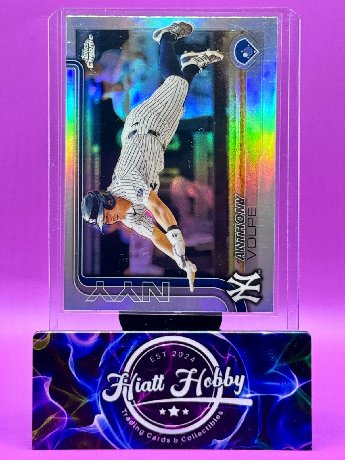 2025 Topps Chrome - Anthony Volpe #162 - Refractor