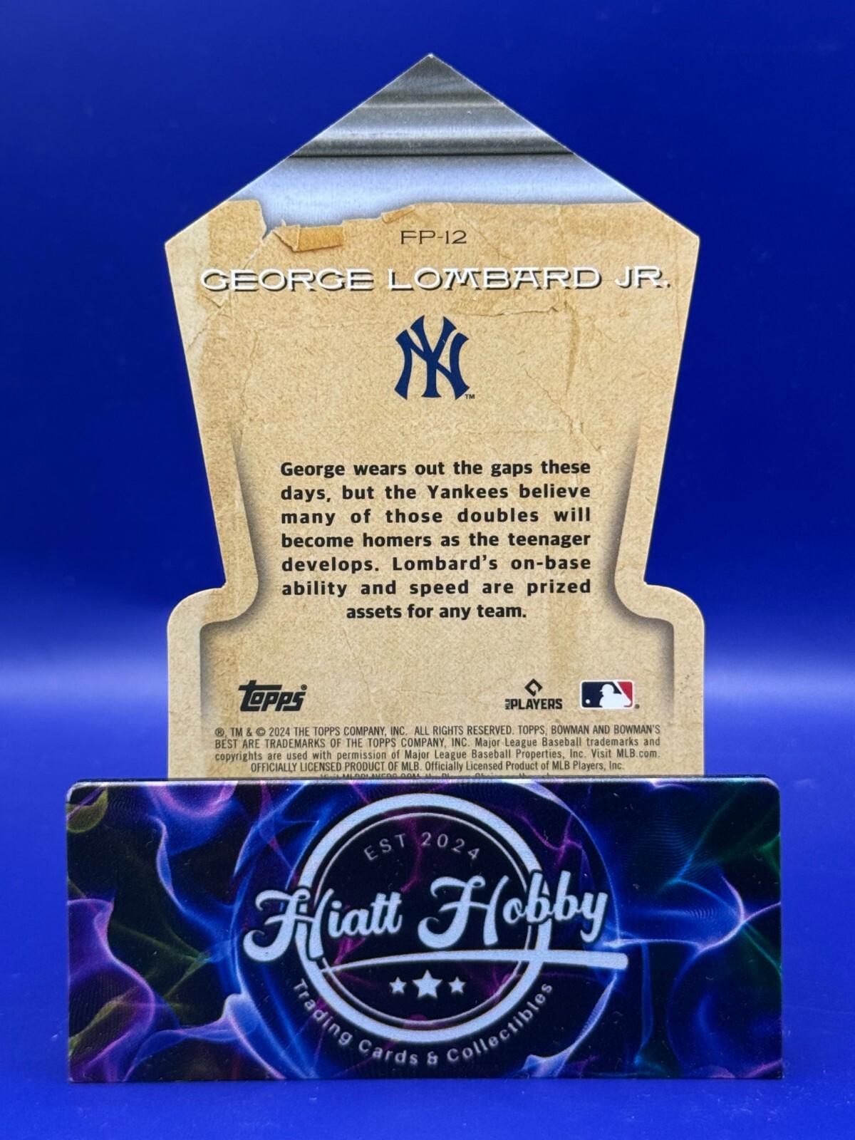 2024 Bowman's Best Baseball - George Lombard Jr #FP-12 - Fabeled Phenoms