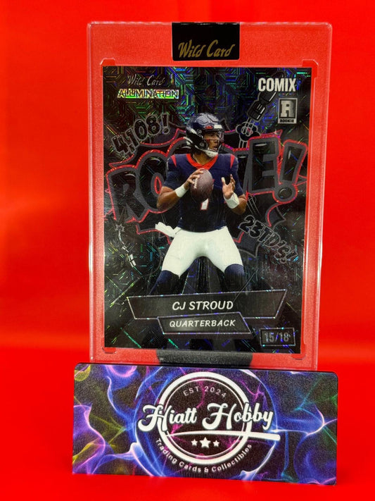 2023 Wild Card Alumination - CJ Stroud #ACBR2-CS2 - Rookie Mojo Refractor /18
