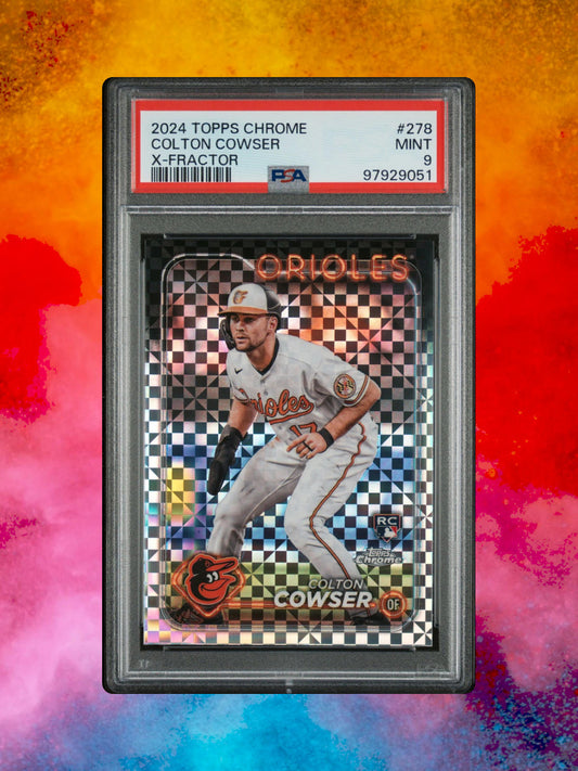 2024 Topps Chrome - X-Fractor #278 Colton Cowser (RC)