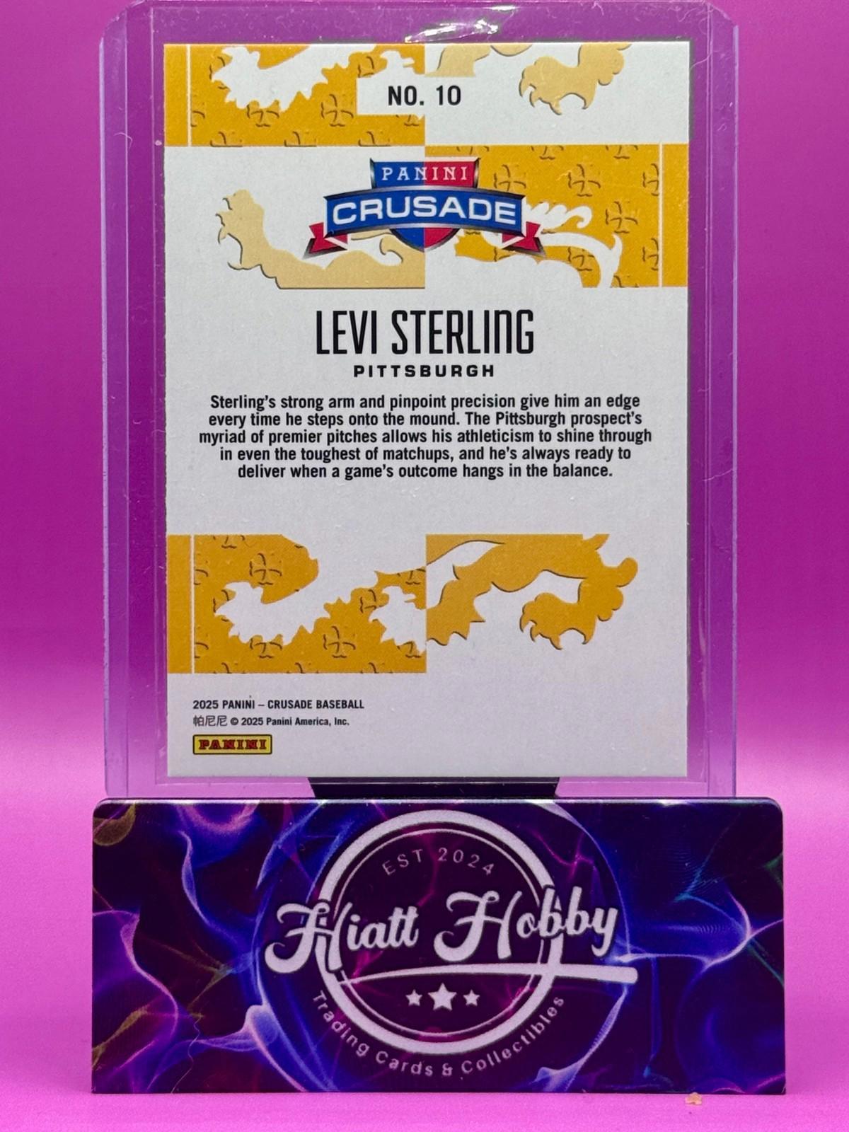 2025 Panini Crusade - Levi Sterling #10 (RC)