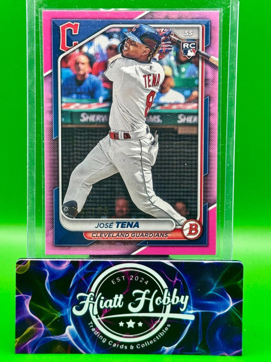 2024 Bowman Baseball - Jose Tena #30 - Pink Parallel /175 (RC)